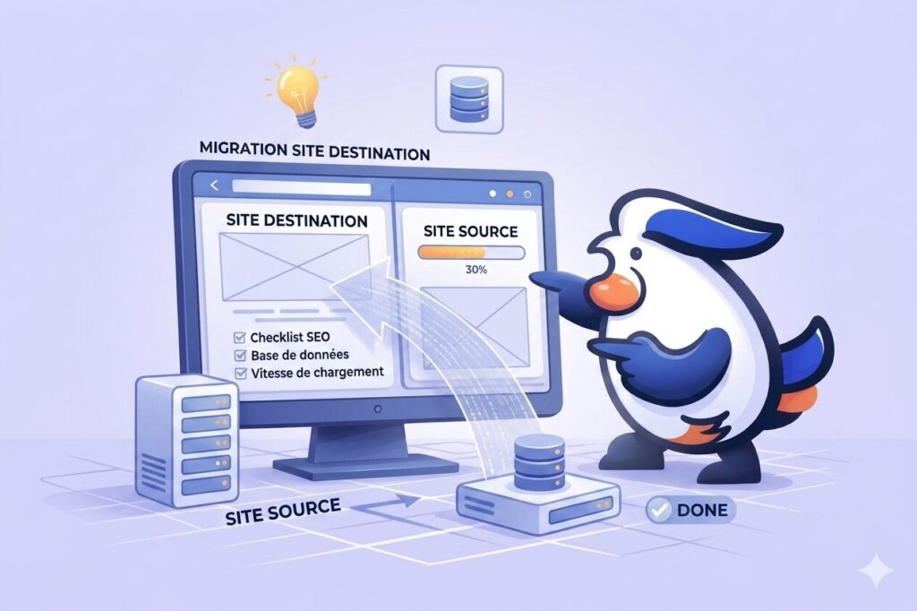 mascotte le site francais qui gere migration site internet seo