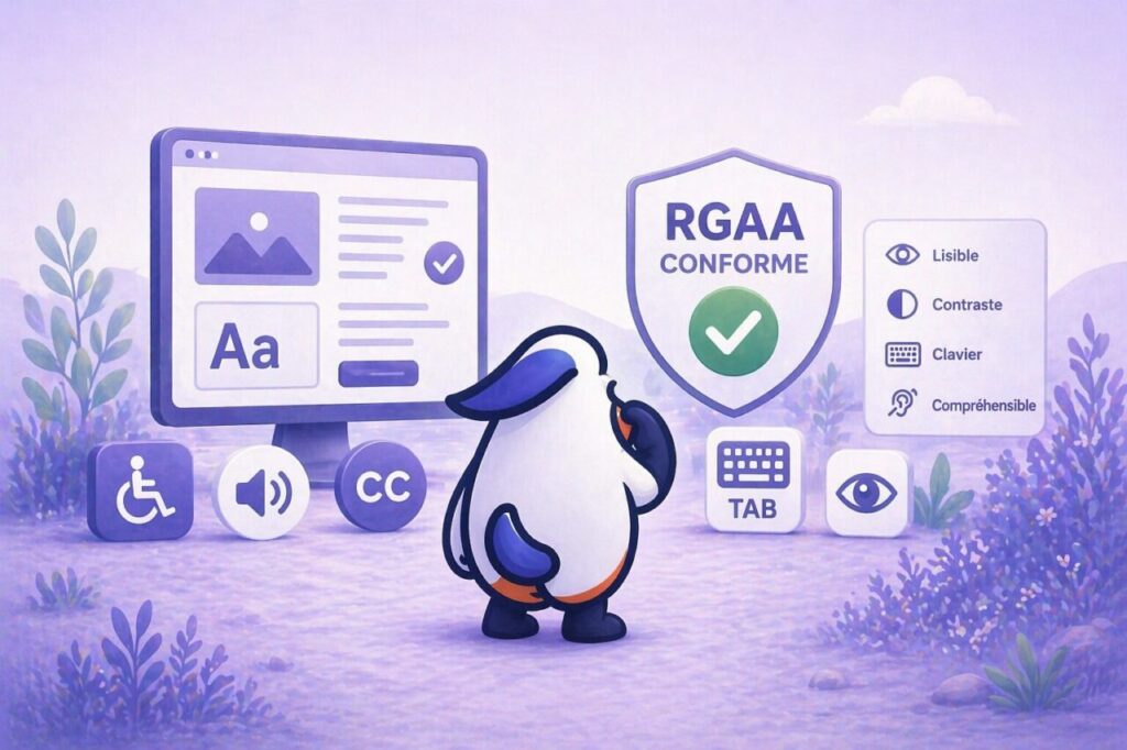 mascotte lsf accessibilite numerique et rgaa